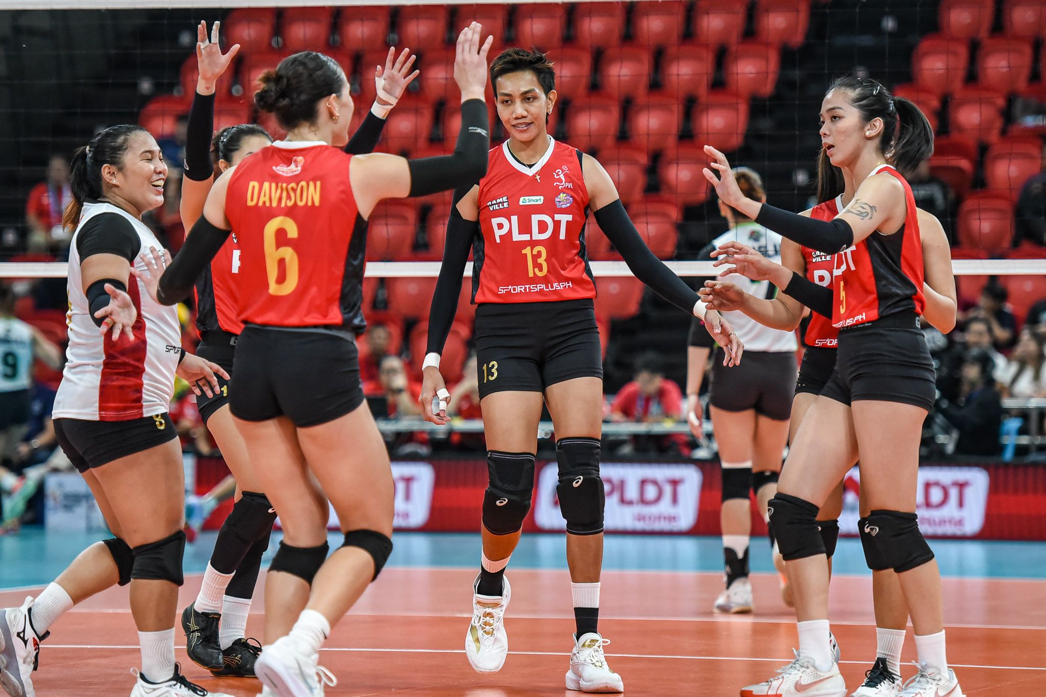 The PLDT High Speed Hitters opened their 2024-25 Premier Volleyball League (PVL) All-Filipino Conference anchored on the stellar performance of rookie setter Angge Alcantara to power past Nxled Chameleons with a 25-15, 25-17, 22-25, 25-22 victory at the Philsports Arena on Tuesday, November 12.