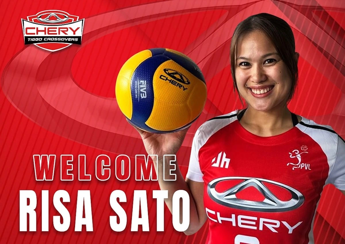 The Chery Tiggo Crossovers welcome Risa Sato on a social media post.