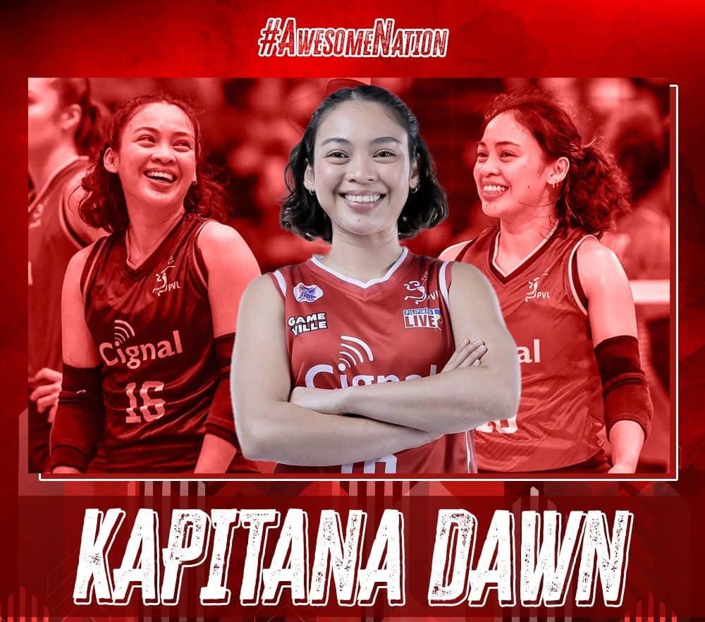 Dawn Macandili-Catindig is the newly appointed team captain of Cignal HD Spikers