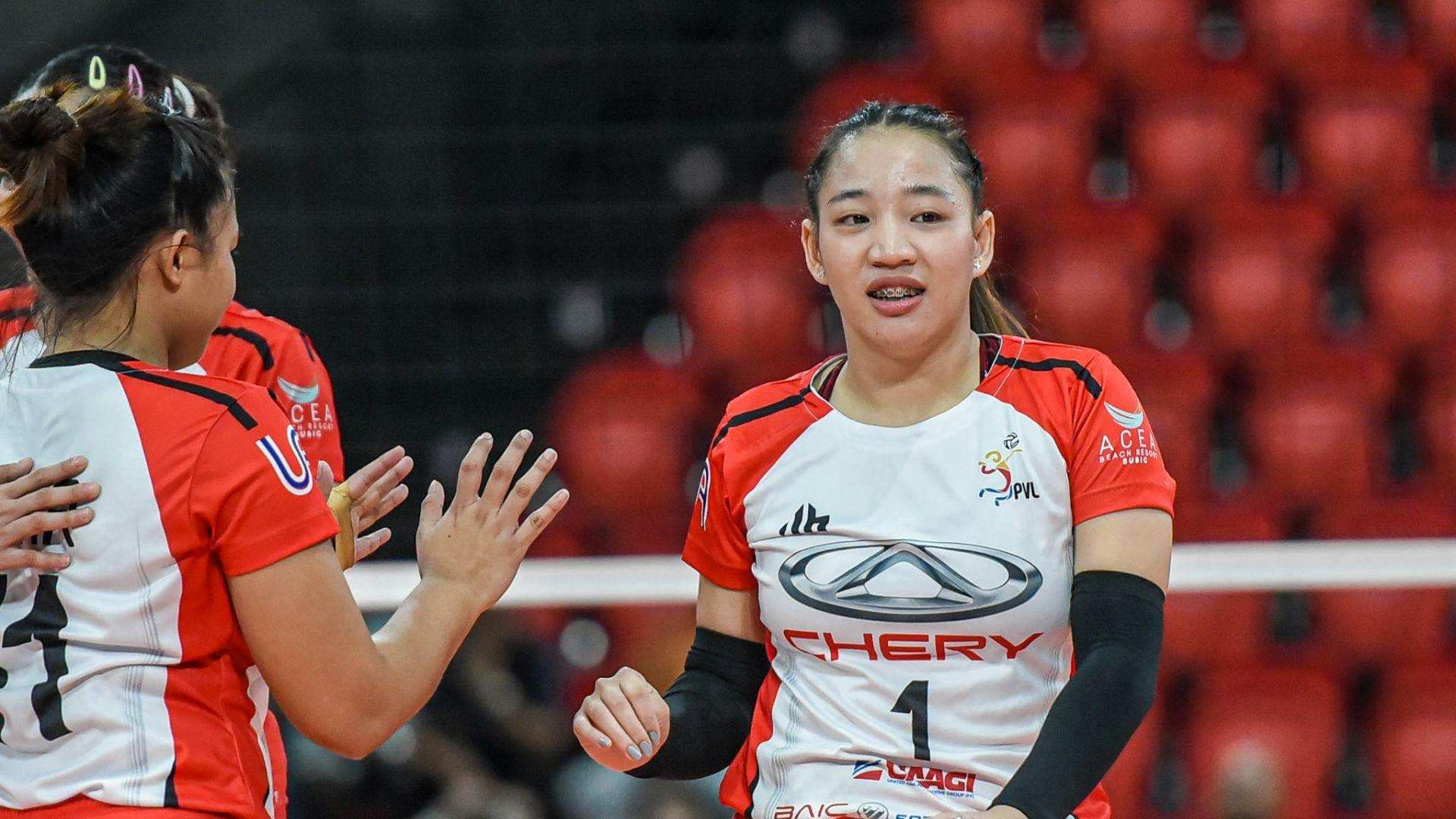 Princess Robles showcased an all-around performance to tow Chery Tiggo to a 30-28, 20-25, 19-25, 25-16, 15-8 victory over Galeries Tower in their Premier Volleyball League (PVL) All-Filipino Conference game at the Philsports Arena over the weekend. 