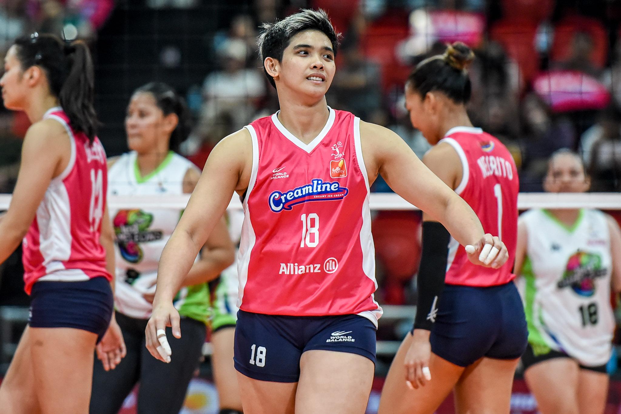 Tots Carlos of Creamline Cool Smashers