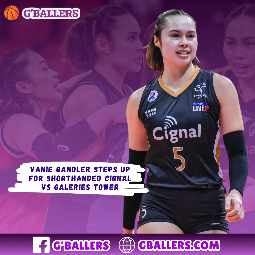 Vanie Gandler steps up for Cignal HD Spikers despite abrupt departure of Ces Molina and Riri Meneses