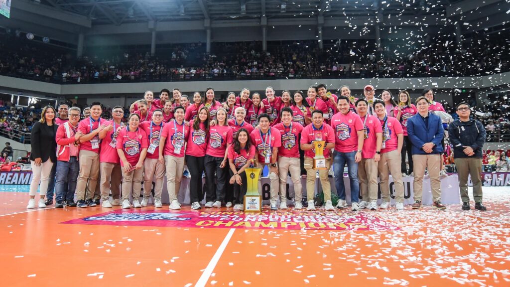 The Creamline Cool Smashers defied all odds after capturing their ninth Premier Volleyball League (PVL) Reinforced Conference crown against first-time finalist Akari Chargers on Wednesday, September 5, at the PhilSports Arena in Pasig City.