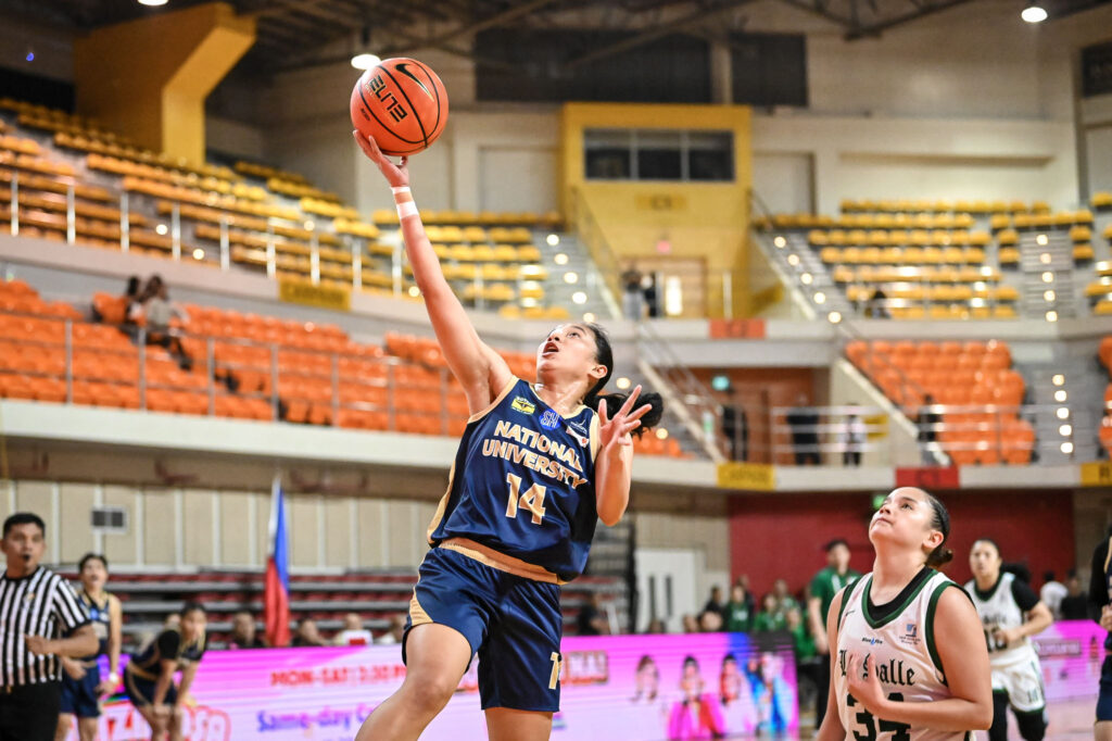 National University bewildered De La Salle University, 72-63, marking its 13th straight victory in the UAAP Season 87 Collegiate Women’s Basketball Tournament on Wednesday, November 13, at the University of Santo Tomas Quadricentennial Pavilion.