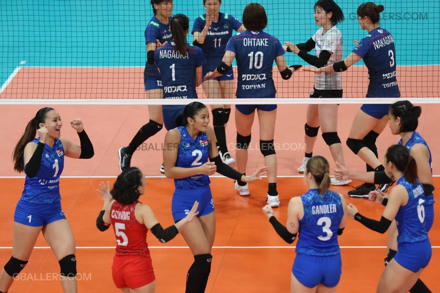 Saga Hisamitsu Springs encountered a brief scare from Alas Pilipinas Women before trouncing the latter in the Alas Pilipinas Invitations on Sunday, September 9, at the PhilSports Arena in Pasig. 