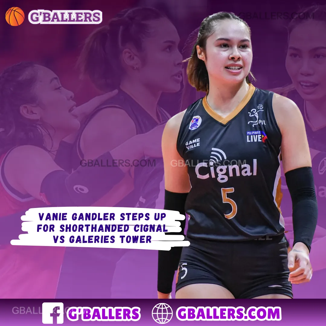 Vanie Gandler steps up for Cignal HD Spikers despite abrupt departure of Ces Molina and Riri Meneses