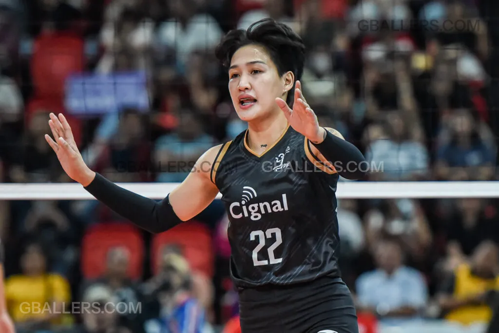 Gel Cayuna led the Cignal HD Spikers to their third consecutive victory after overcoming a third-set setback against Choco Mucho in the 2024-25 Premier Volleyball League (PVL) All-Filipino Conference at the Philsports Arena in Pasig on Thursday, November 28.