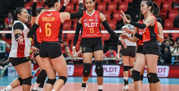 The PLDT High Speed Hitters opened their 2024-25 Premier Volleyball League (PVL) All-Filipino Conference anchored on the stellar performance of rookie setter Angge Alcantara to power past Nxled Chameleons with a 25-15, 25-17, 22-25, 25-22 victory at the Philsports Arena on Tuesday, November 12.