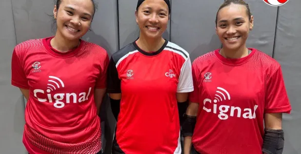 Ethan Arce, Tin Tiamzon, and Heather Guino-o