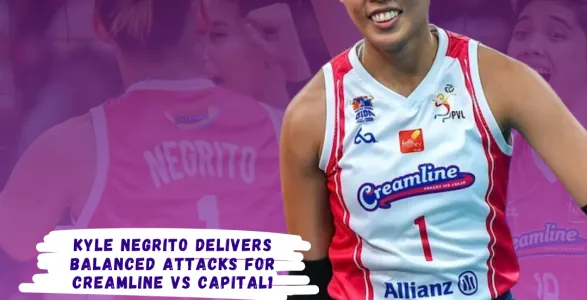 Kyle Negrito delivers 14 excellent sets for Creamline Cool Smashers