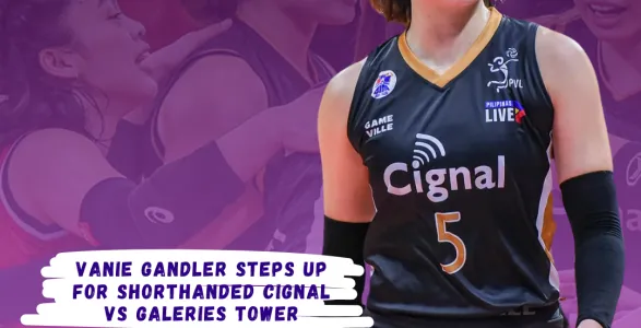 Vanie Gandler steps up for Cignal HD Spikers despite abrupt departure of Ces Molina and Riri Meneses