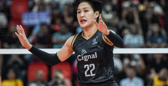 Gel Cayuna led the Cignal HD Spikers to their third consecutive victory after overcoming a third-set setback against Choco Mucho in the 2024-25 Premier Volleyball League (PVL) All-Filipino Conference at the Philsports Arena in Pasig on Thursday, November 28.