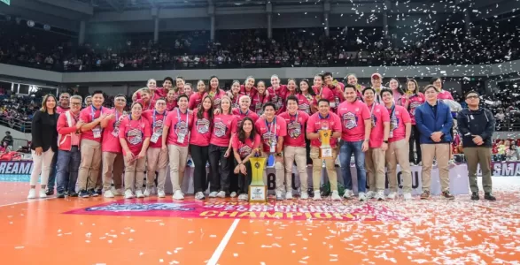 The Creamline Cool Smashers defied all odds after capturing their ninth Premier Volleyball League (PVL) Reinforced Conference crown against first-time finalist Akari Chargers on Wednesday, September 5, at the PhilSports Arena in Pasig City.