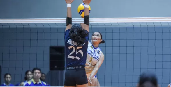 The National University Lady Bulldogs tripped Colegio de San Juan de Letran Lady Knights in its first game of the 2024 V-League Women’s Collegiate Challenge on Wednesday at the Paco Arena in Manila.